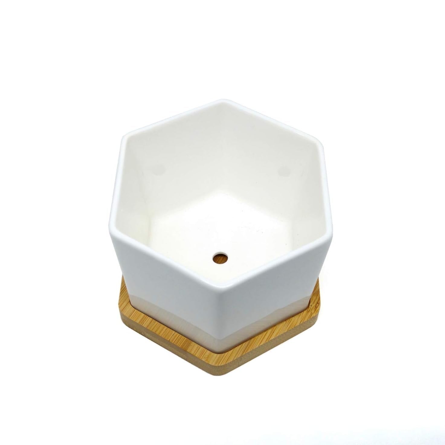 Modern Ceramic Tabletop Planter Set
