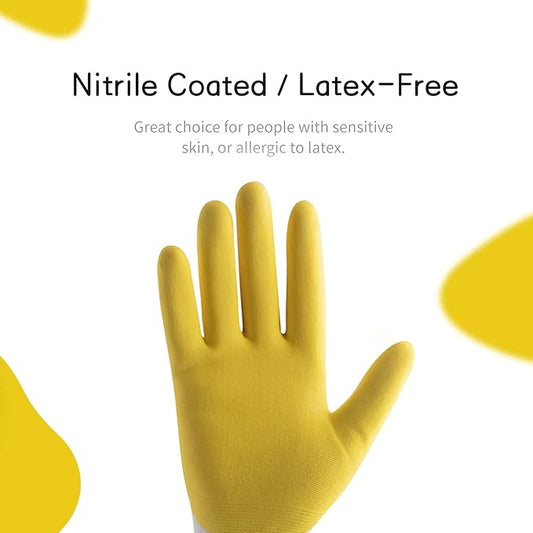 Nitrile-Coated Work Gloves (3-Pack)