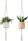 Hanging Macrame Planter with Ceramic Pot