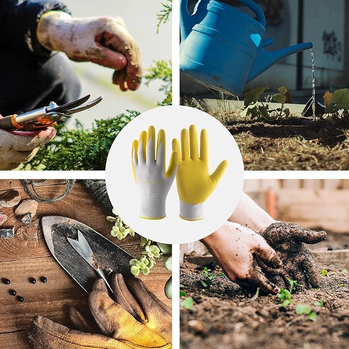 Nitrile-Coated Work Gloves (3-Pack)