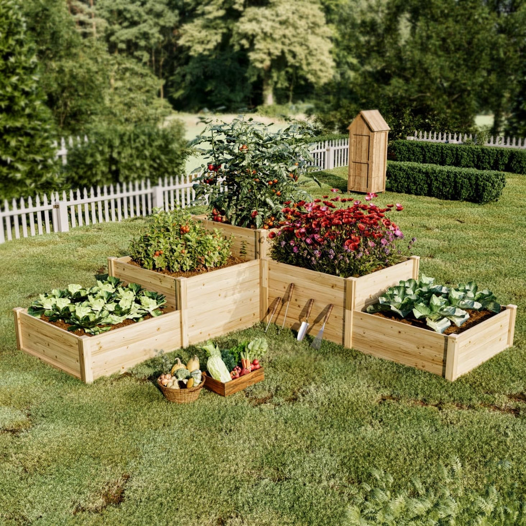 Raised Garden Bed Planter Box (3 x 3 ft)